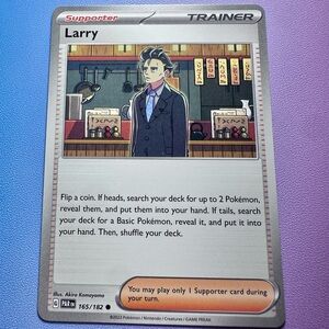 larry - 165/182 (common) — pokemon: paradox rift